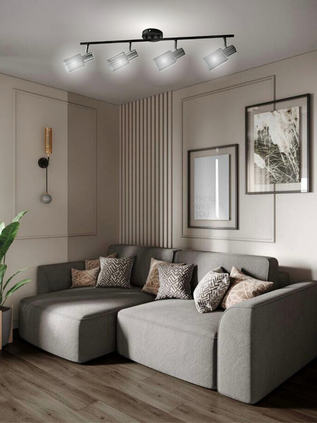 Изображение товара Люстра Aitin-Pro НПБ 02-4x60-102 / 52163/4A (черный/хром)