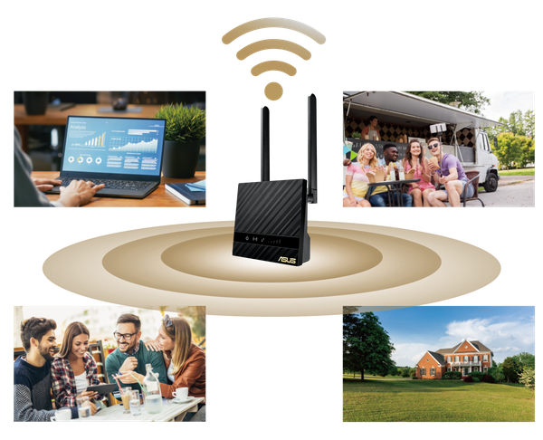 Изображение товара Беспроводная точка доступа Asus 4G-N16