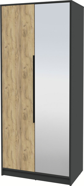 Изображение товара Шкаф Интерлиния Концепт КТ-Ш2з (дуб золотой/антрацит)