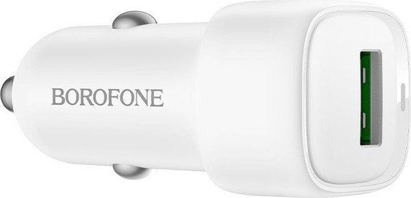 Изображение товара Адаптер питания автомобильный Borofone BZ34 (белый)