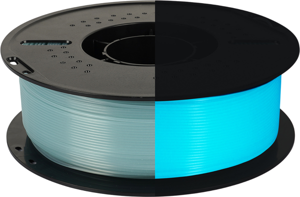 Изображение товара Пластик для 3D-печати Kingroon PLA Luminous 1.75мм / HC214 (1кг, голубой)