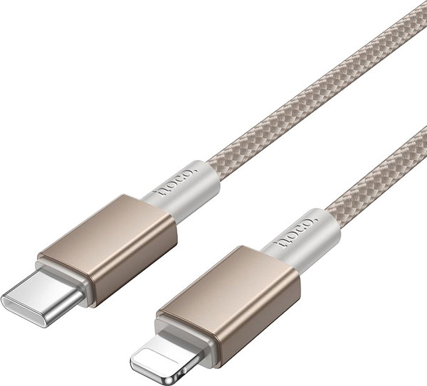 Изображение товара Кабель Hoco X119 Type-C to Lightning (1м, золотой)
