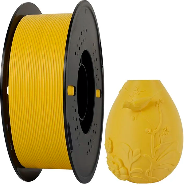 Изображение товара Пластик для 3D-печати Kingroon PLA Matte 1.75мм / HC317 (1кг, желтый)