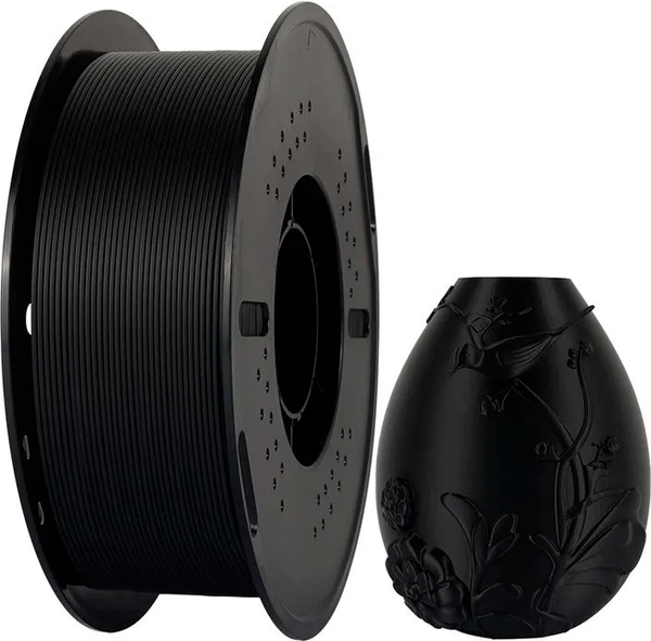 Изображение товара Пластик для 3D-печати Kingroon PLA Matte 1.75мм / HC310 (1кг, черный)