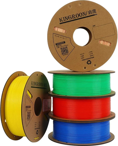 Изображение товара Пластик для 3D-печати Kingroon PLA Matte 1.75мм / HC315 (1кг, зеленый)