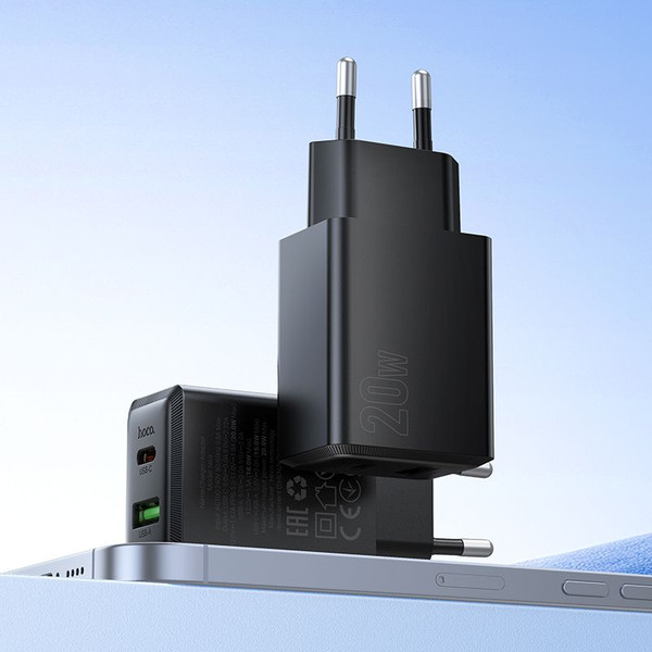 Изображение товара Адаптер питания сетевой Hoco N69 (черный)