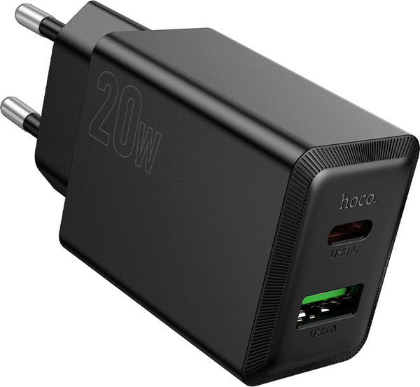 Изображение товара Адаптер питания сетевой Hoco N69 (черный)