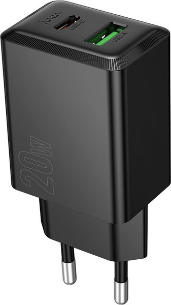 Изображение товара Адаптер питания сетевой Hoco N69 (черный)