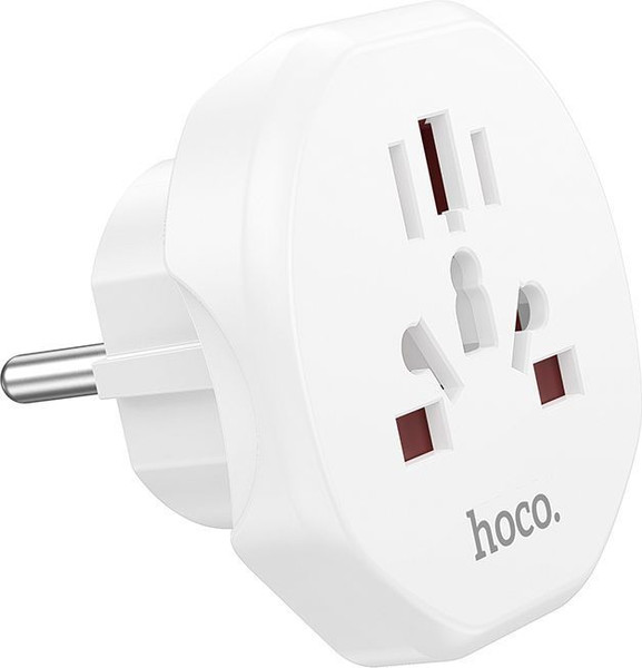 Изображение товара Переходник сетевой Hoco AC6 (белый)