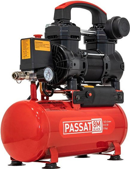 Изображение товара Воздушный компрессор AURORA Passat-8M Black / 39009