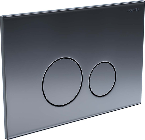 Изображение товара Кнопка для инсталляции Aquatek KDI-0000039 (оружейная сталь)