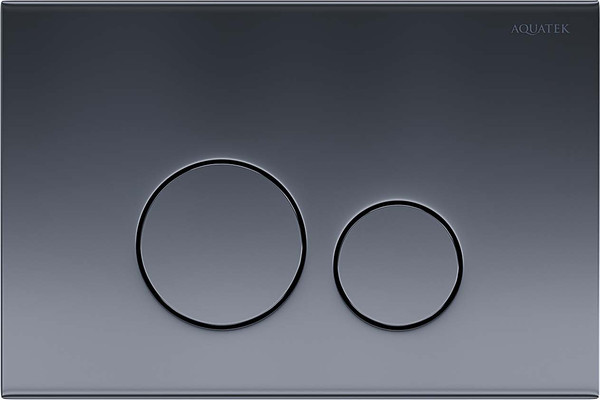 Изображение товара Кнопка для инсталляции Aquatek KDI-0000039 (оружейная сталь)