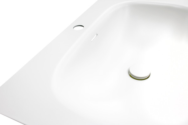 Изображение товара Тумба с умывальником ЗОВ Кито 70 / K70LW0MRM-M115W70 (белый/тростник)