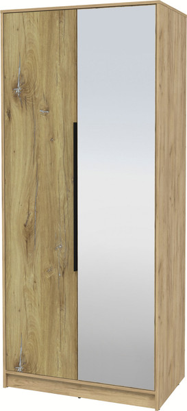 Изображение товара Шкаф Интерлиния Концепт КТ-Ш2з (дуб нокс/дуб золотой)