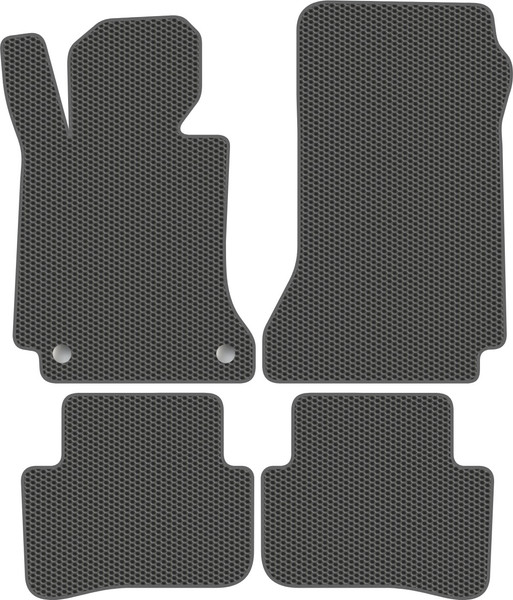 Изображение товара Комплект ковриков для авто Alicosta 0772_1_сер для Mercedes-Benz C-Class III седан/W204 (EVA соты, серый)