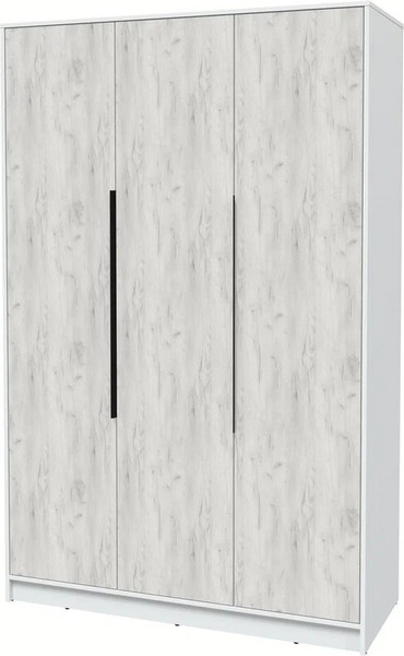 Изображение товара Шкаф Интерлиния Концепт КТ-Ш3 (дуб белый/белый платинум)