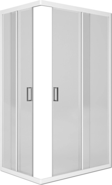 Изображение товара Душевой уголок МетаКам City Trend Pro White120x80x185 / 556646 (без поддона)