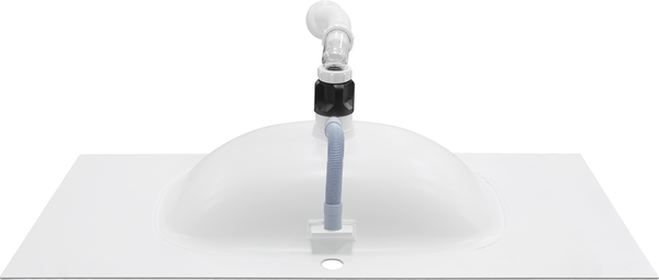 Изображение товара Тумба с умывальником ЗОВ Кито 100 / K100LW0MRM-M115W100 (белый/тростник)