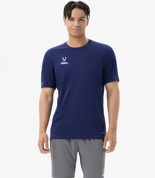 Изображение товара Футболка игровая футбольная Jogel Premier PerFormDRY Training Poly Tee (XL, темно-синий)