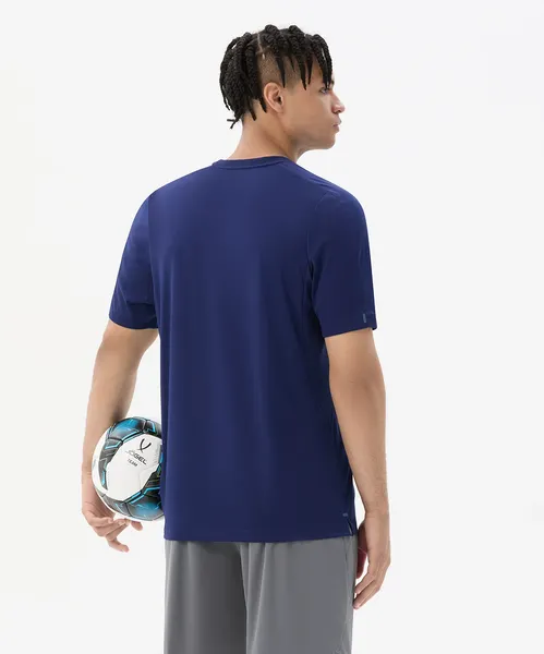 Изображение товара Футболка игровая футбольная Jogel Premier PerFormDRY Training Poly Tee (XL, темно-синий)