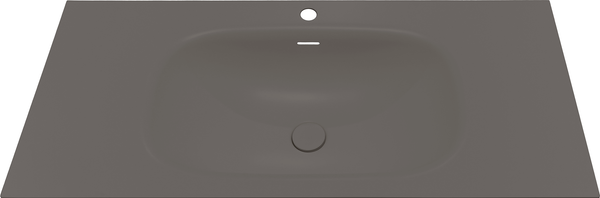 Изображение товара Тумба с умывальником ЗОВ Кито 100 / K100LW0MRM-M115B100 (белый/тростник)