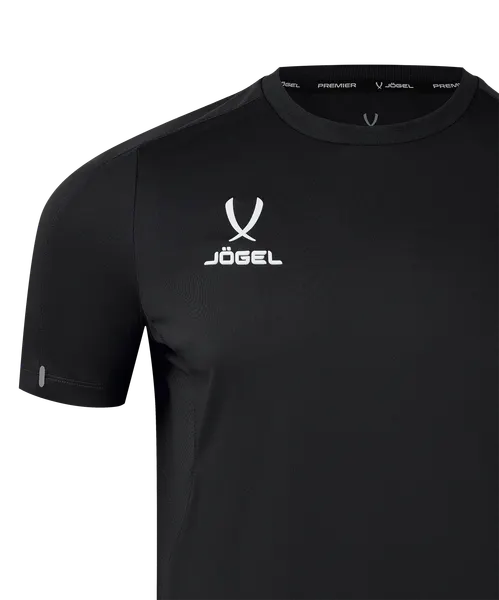 Изображение товара Футболка игровая футбольная Jogel Premier PerFormDRY Training Poly Tee (XS, черный)