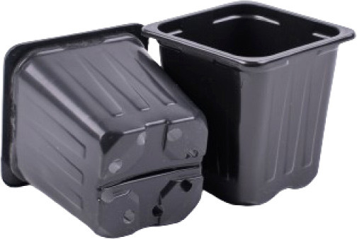 Изображение товара Горшок для рассады ПНД-Групп 7x7x7см формованный (200мл, черный)