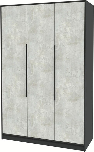 Изображение товара Шкаф Интерлиния Концепт КТ-Ш3 (бетон лайт/антрацит)