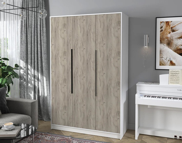 Изображение товара Шкаф Интерлиния Концепт КТ-Ш3 (дуб серый/белый платинум)