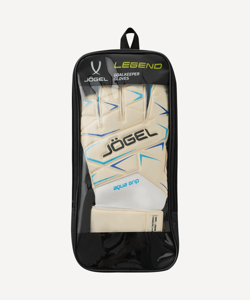 Изображение товара Перчатки вратарские Jogel Legend UL4 Aqua Roll Negative (р.8.5, белый)