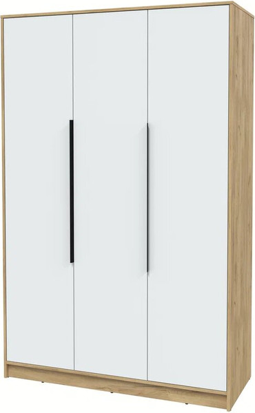 Изображение товара Шкаф Интерлиния Концепт КТ-Ш3 (белый платинум/дуб золотой)