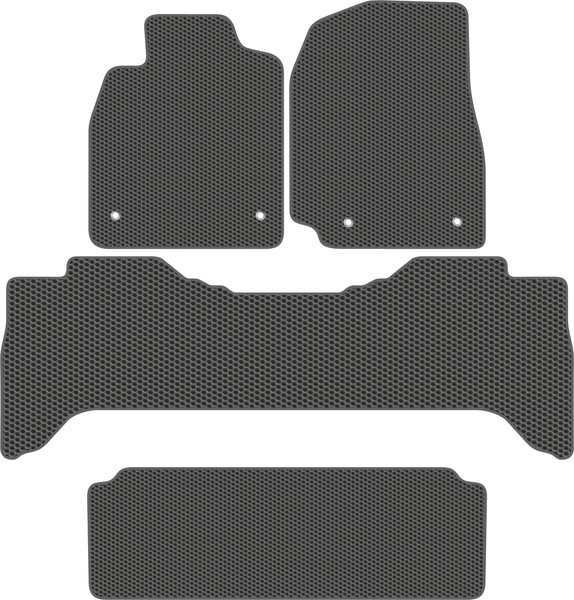 Изображение товара Комплект ковриков для авто Alicosta 2349_1_сер для Lexus LX470 SUV/j100 + 3ряд 2002-2007 (EVA соты, серый)