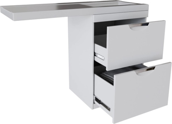 Изображение товара Тумба с умывальником Mixline Атлантик 56 543447 + Билл 120 (правый)