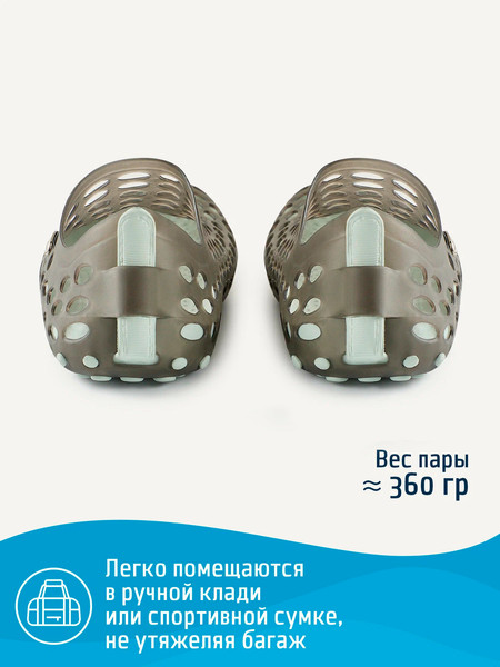 Изображение товара Тапки для плавания 25DEGREES Network / 25D2415U (р.44, черный/серый)