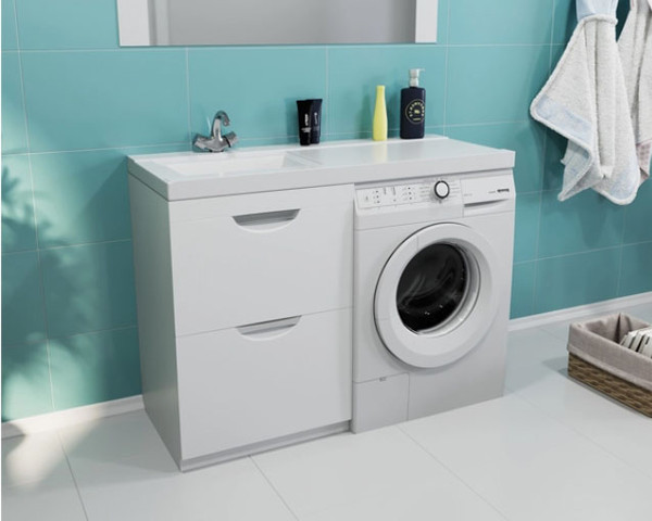 Изображение товара Тумба с умывальником Mixline Атлантик 56 543447 + Билл 120 (левый)