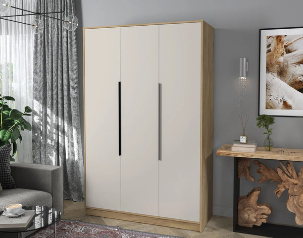 Изображение товара Шкаф Интерлиния Концепт КТ-Ш3 (персидский жемчуг/дуб золотой)