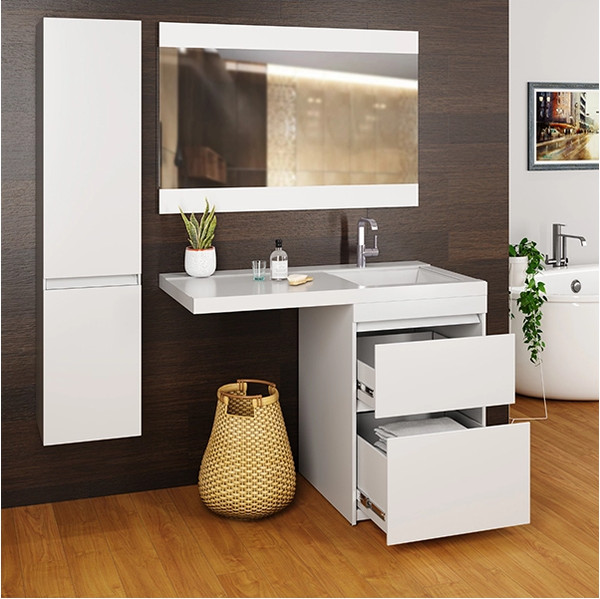 Изображение товара Тумба с умывальником Mixline Созвездие 56 542898 + Билл 120 (правый)