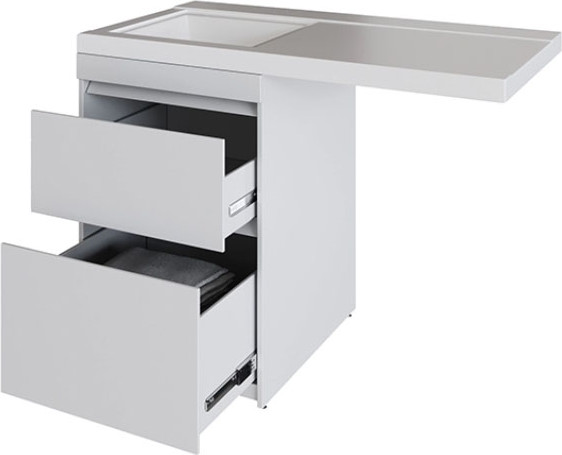 Изображение товара Тумба с умывальником Mixline Созвездие 56 542898 + Билл 120 (левый)