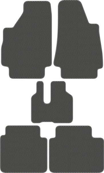 Изображение товара Комплект ковриков для авто Alicosta 2406_1_сер для Лада 4х4 Урбан SUV/2121 3дв 2014-н.в. (EVA соты, серый)