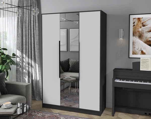 Изображение товара Шкаф Интерлиния Концепт КТ-Ш3з (серый/антрацит)