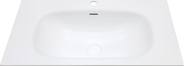 Изображение товара Тумба с умывальником ЗОВ Кито 80 / K80LW0MRM-M115W80 (белый/тростник)