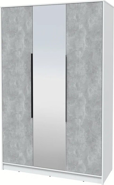 Изображение товара Шкаф Интерлиния Концепт КТ-Ш3з (бетон/белый платинум)