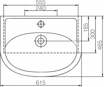 Изображение товара Тумба с умывальником Mixline АлАн-60 554983 + Уют 60