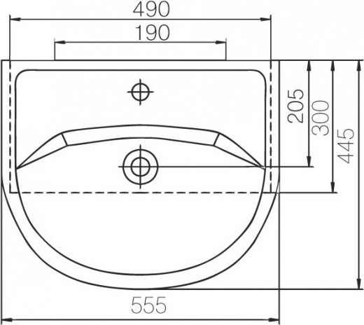 Изображение товара Тумба с умывальником Mixline АлАн-55 554982 + Уют 55 (белый)