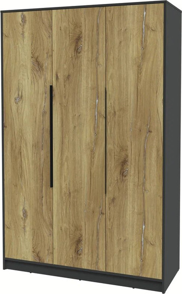 Изображение товара Шкаф Интерлиния Концепт КТ-Ш3 (дуб нокс/антрацит)