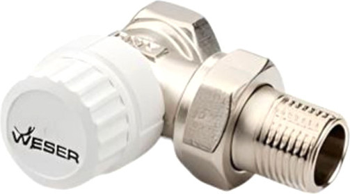 Изображение товара Клапан термостатический Weser Standart Vario M Угловой 15мм / 827220.101