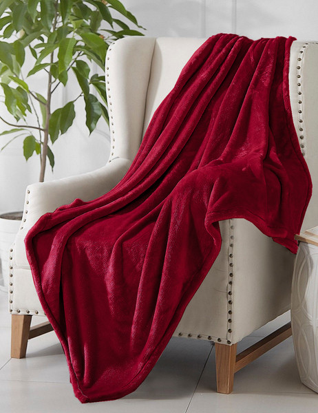 Изображение товара Плед Павлина Винный 200x220