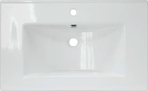 Изображение товара Тумба с умывальником Mixline Байкал 75 550385 + Luxe Quadro 75 / QDR75SLWB01