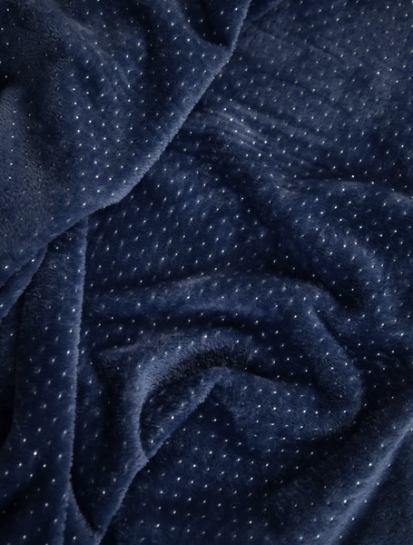 Изображение товара Покрывало Павлина Стразы синий 200x220