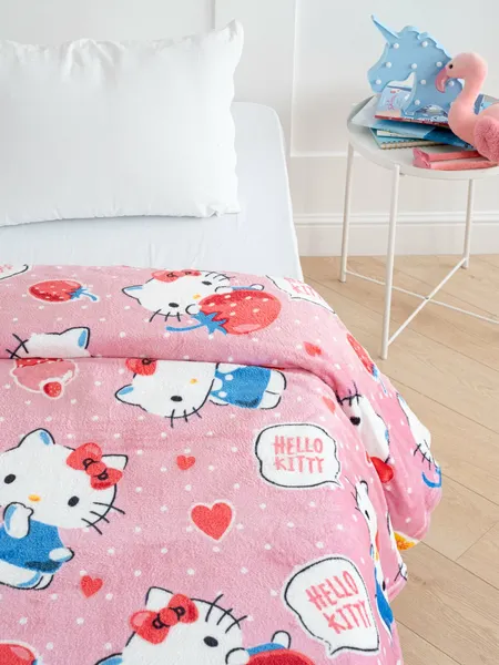 Изображение товара Плед Павлинка Hello Kitty Клубнички 150x100